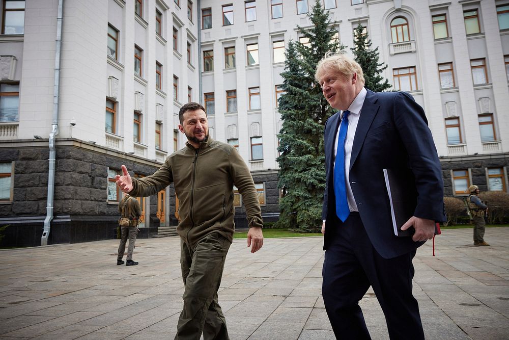 Ukraine and Great Britain will continue to strengthen anti-war coalition - Volodymyr Zelenskyy after meeting with Boris…