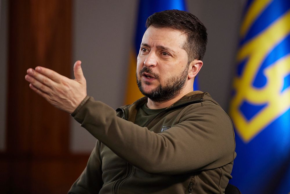 Ukraine's President Zelensky to BBC: Blood money being paid for Russian oil. April 14, 2022