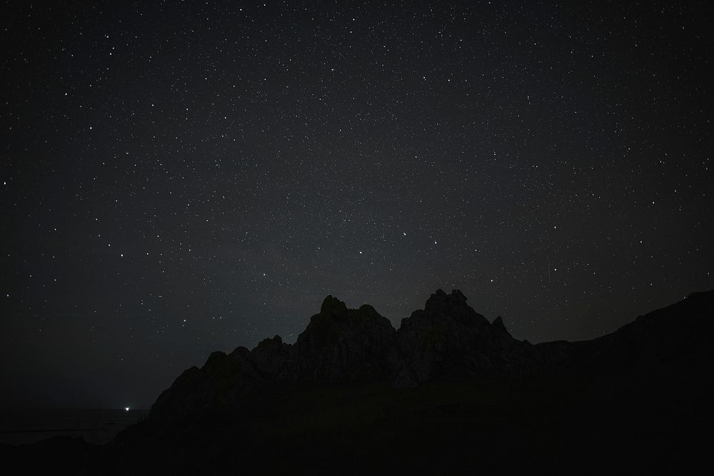 Starry nigh over the hills in Jersey