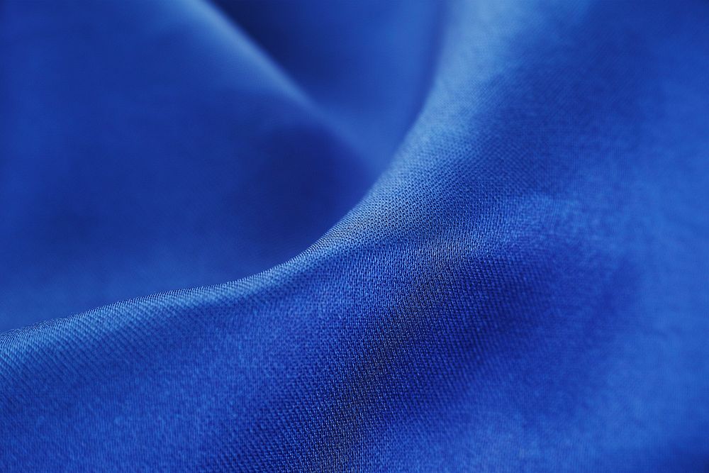 Blue fabric texture background, textile design