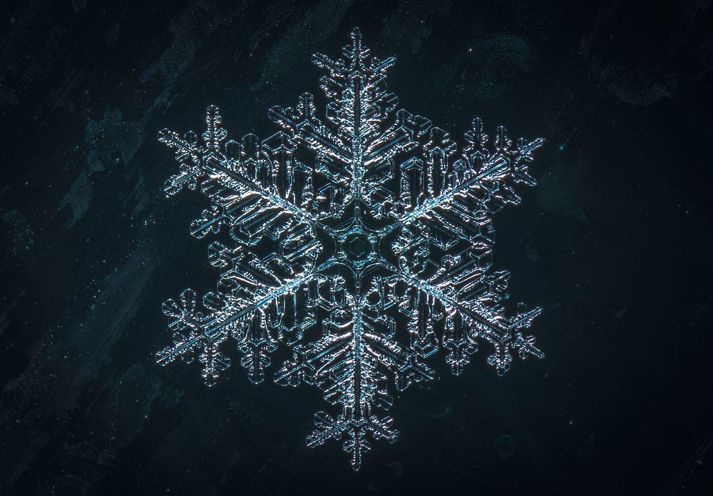 Free snowflakes background image, public domain winter CC0 photo.