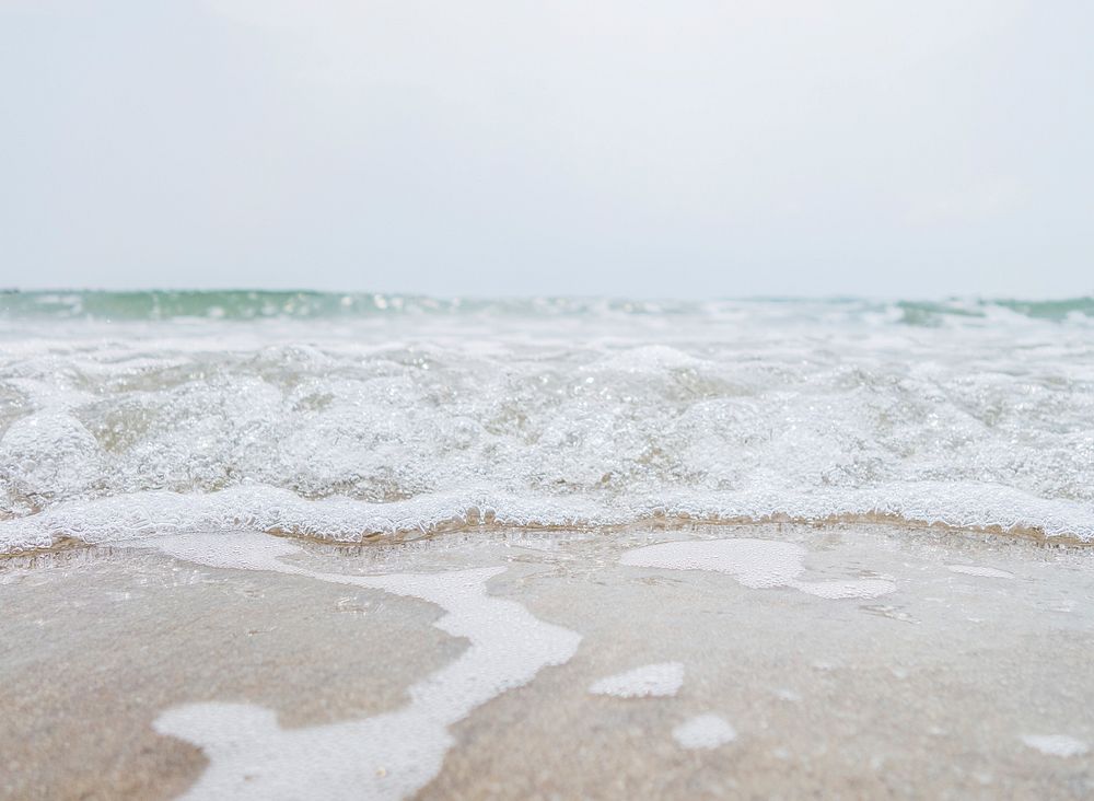 Beach, water texture, blue, ocean, sea, background, free public domain CC0 photo.