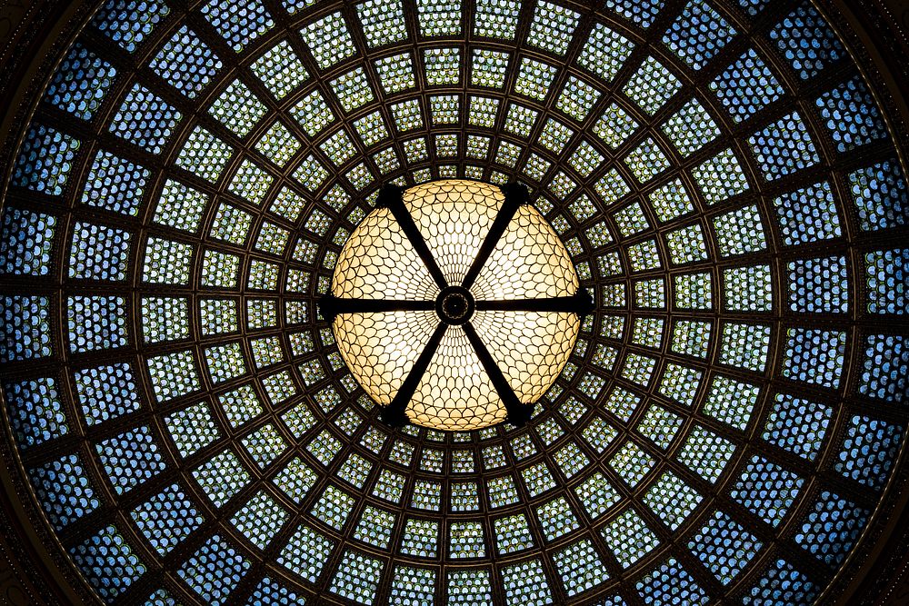 Free dome ceiling image, public domain interior design CC0 photo.