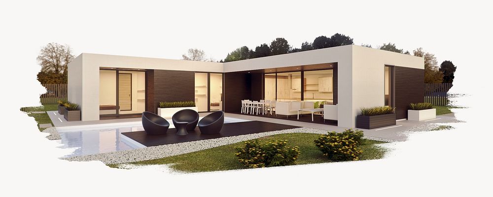 Modern home design image element