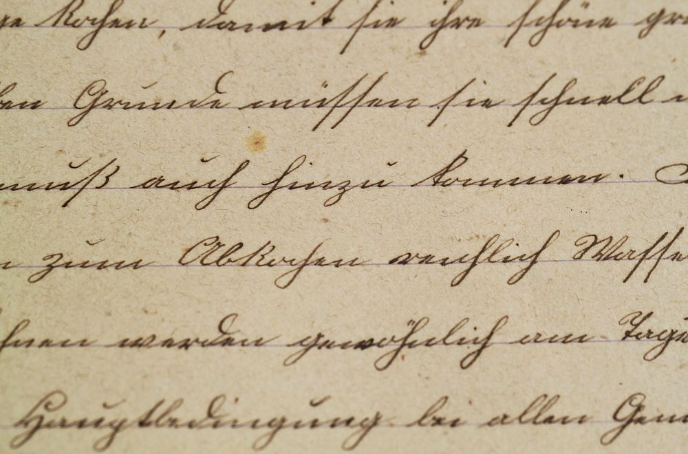 Old handwritten letter, free public domain CC0 image.