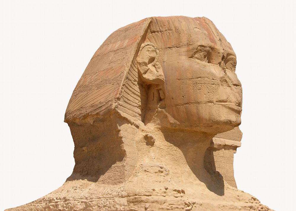 Great Sphinx of Giza isolated image