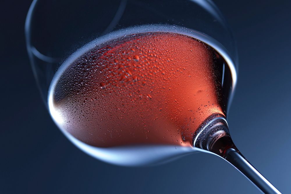 Red wine in glass closeup image, free public domain drink CC0 photo.