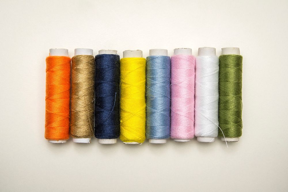 Sewing threads, free public domain CC0 photo