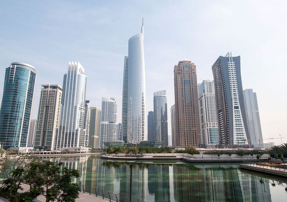 Dubai buildings and skyscrapers, free public domain CC0 photo