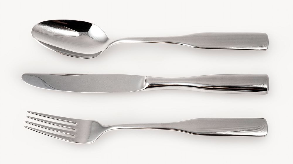 Cutlery, fork, spoon and knife utensil design