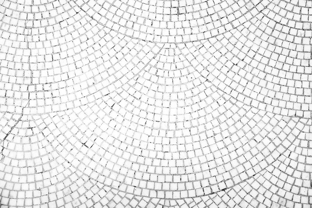 White mosaic tiles background, free public domain CC0 photo.