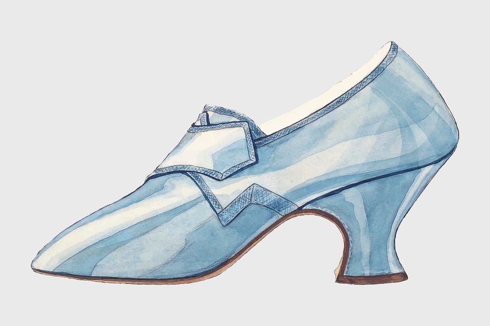 Woman's Shoe vintage vector, remixed from the artwork by Melita Hofmann.