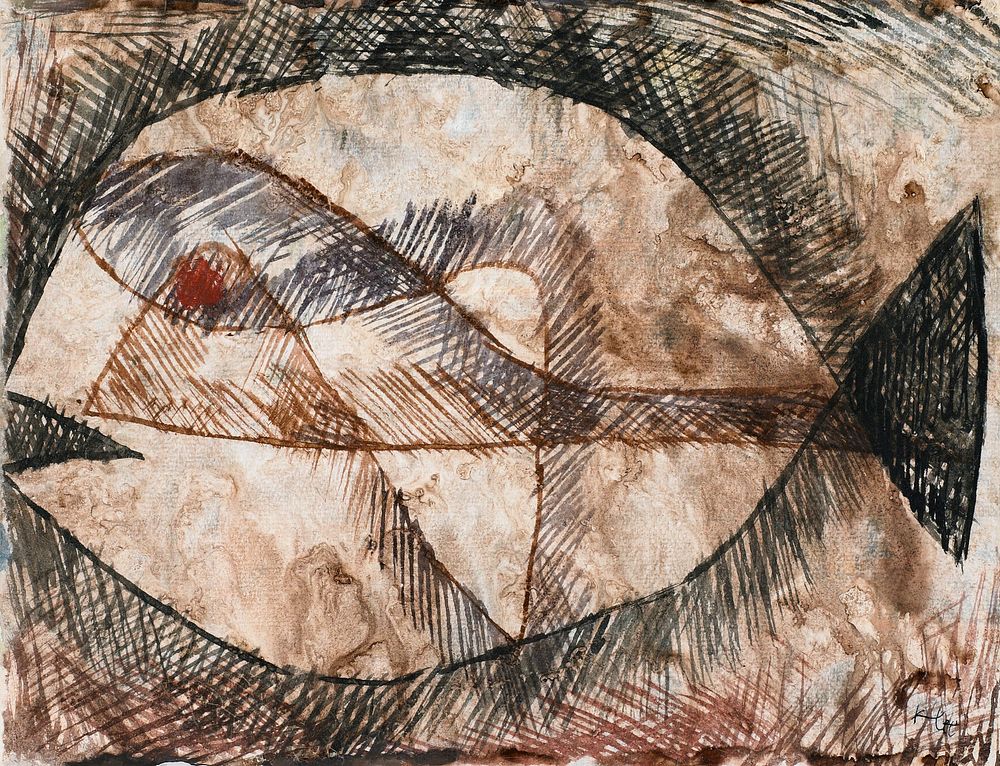 C.&ndash;C. = Fisch (1931) by Paul Klee. Original from The Minneapolis Institute of Art. Digitally enhanced by rawpixel.