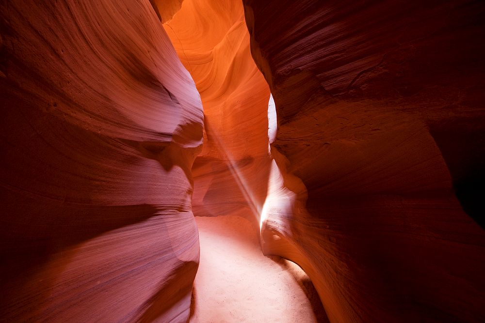 Slot Canyons. Gently carved Navajo | Free Photo - rawpixel