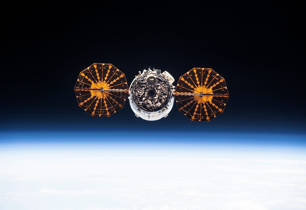 The Cygnus spacecraft. Original from NASA. Digitally enhanced by rawpixel.