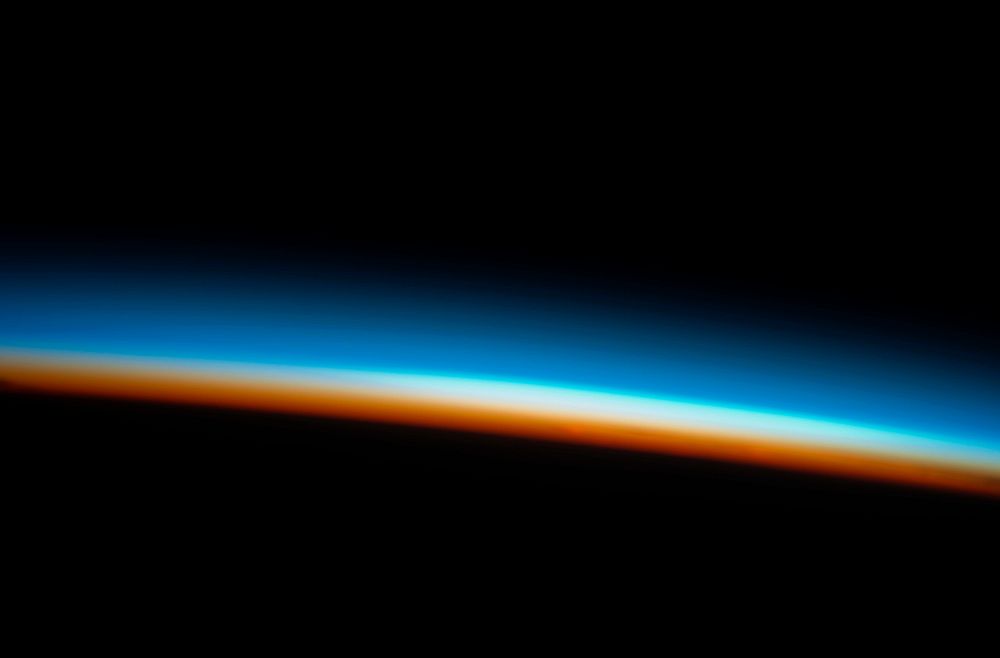 Sunrise taken by the STS-133 crew on March 7, 2011. Original from NASA. Digitally enhanced by rawpixel.