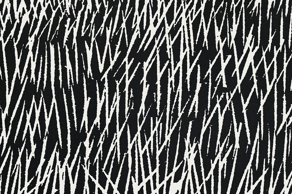 Vintage white scratch pattern black background, remix from artworks by Samuel Jessurun de Mesquita