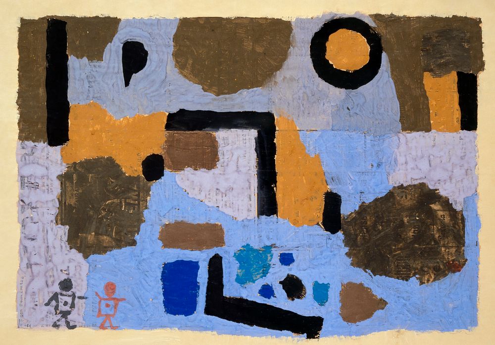 With the two lost ones (1938) painting in high resolution by Paul Klee. Original from the Kunstmuseum Basel Museum.…