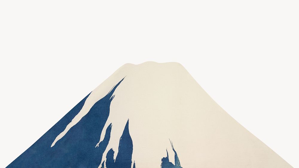 Kamisaka Sekka's Mount Fuji vintage illustration