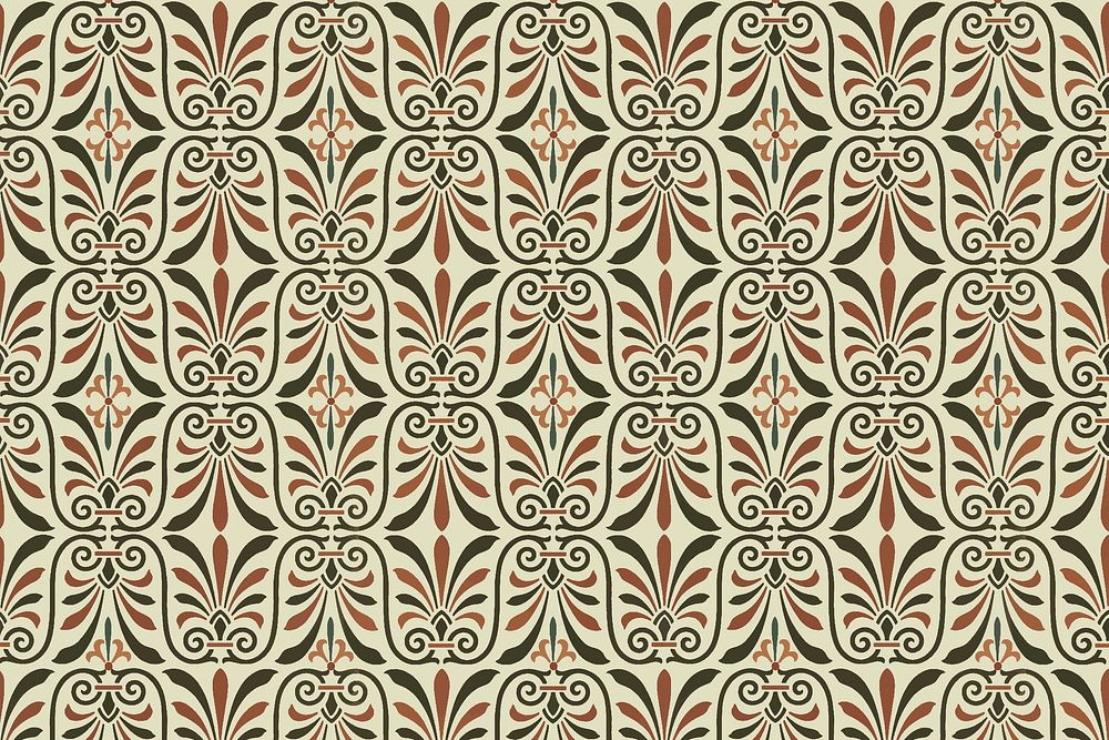Greek key seamless pattern background vector