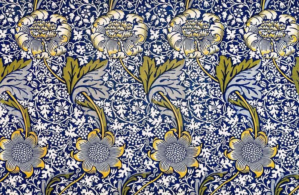 William Morris's (1834-1896) Kennet famous pattern. Original from The Birmingham Museum. Digitally enhanced by rawpixel.