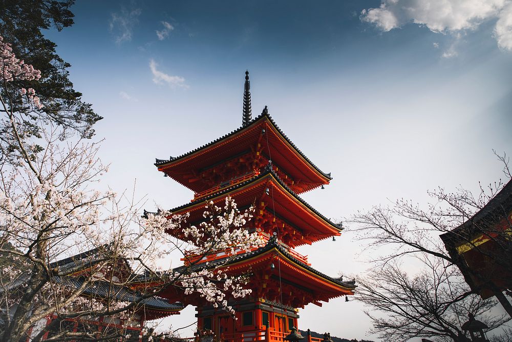 Chureito pagoda in Fujiyoshida, Japan