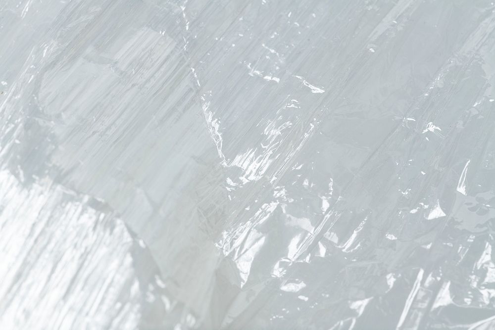 Blank cellophane sheet textured background