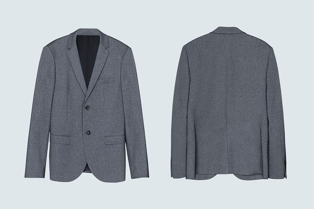 Gray blazer casual men&rsquo;s wear