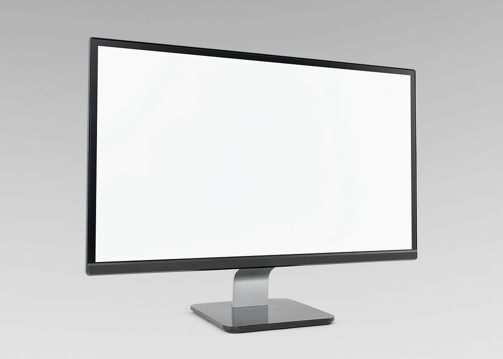 Computer screen mockup digital device