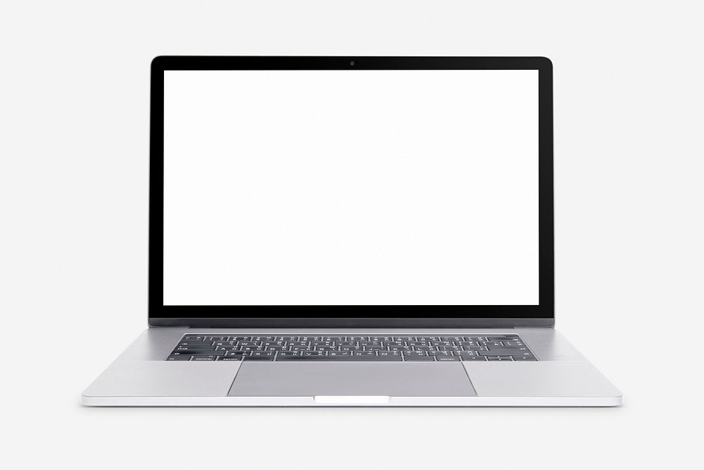 Laptop screen mockup digital device