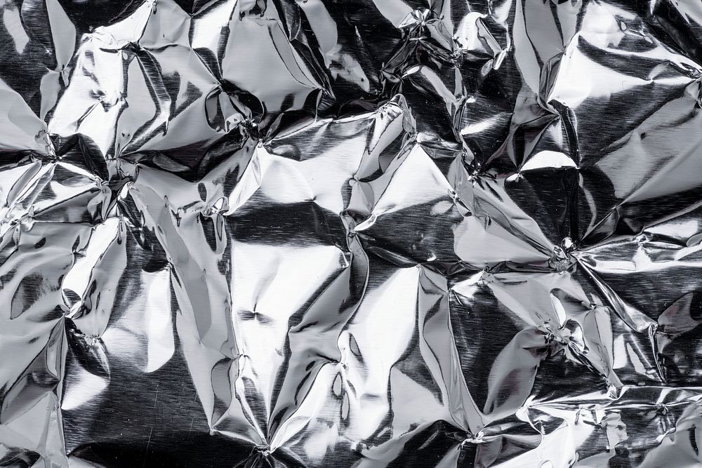 Colored Aluminum Foil Stock Photo - Download Image Now - Abstract