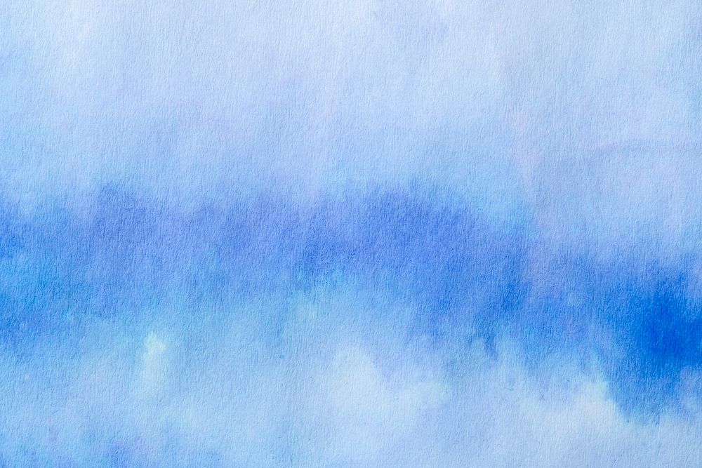 Blue watercolor texture background, wet paper design
