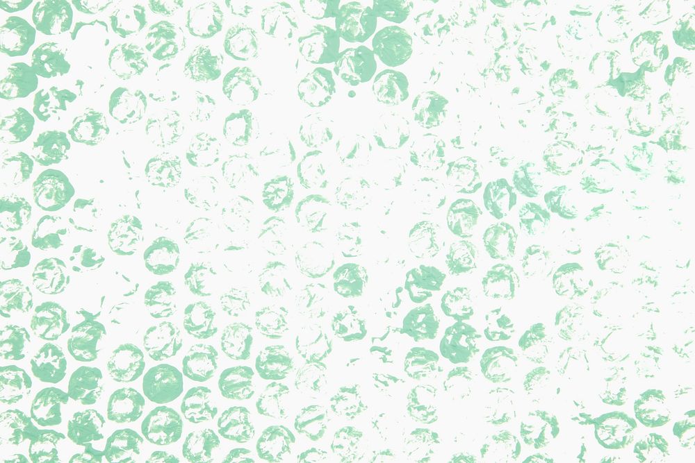 Bubble wrap texture background, mint green design