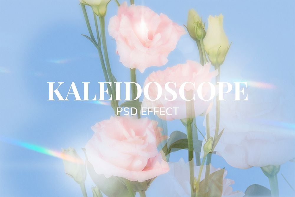 Kaleidoscope PSD effect, photoshop add-on