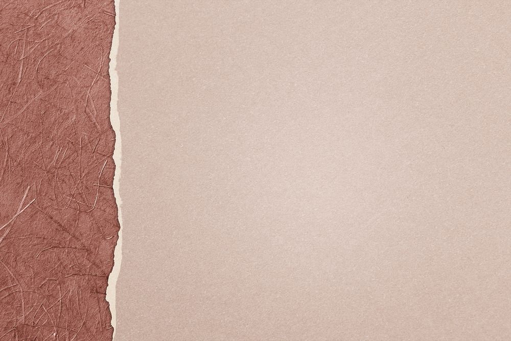 Brown torn paper background, simple design