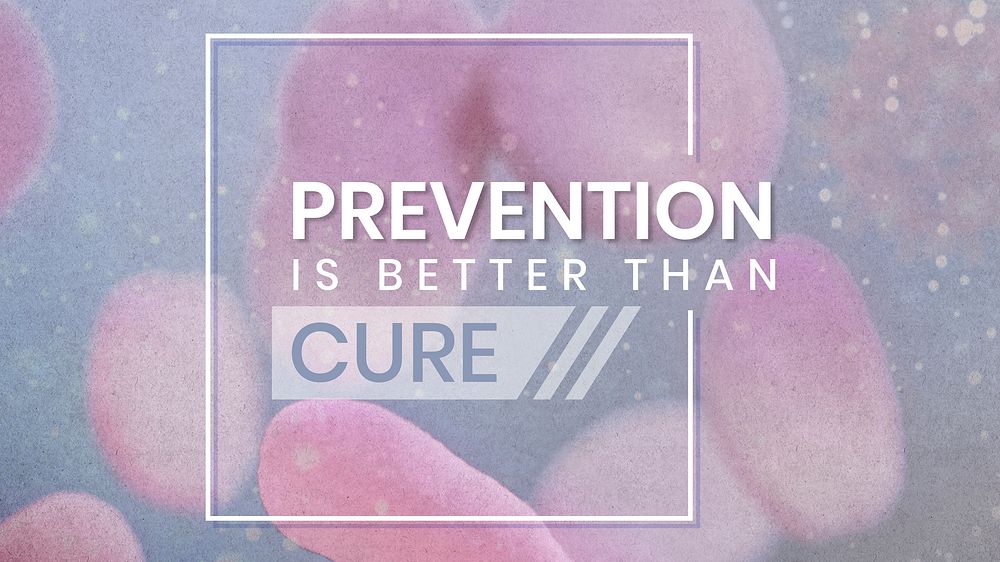 Prevention is better than cure coronavirus social banner vector