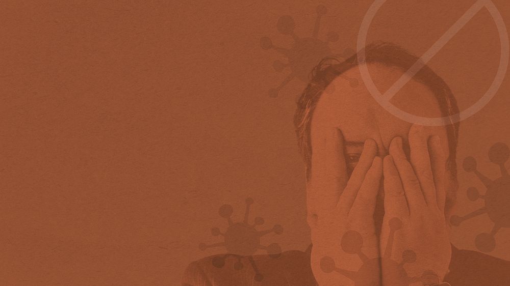 Avoid touching your face to prevent the coronavirus infection social banner