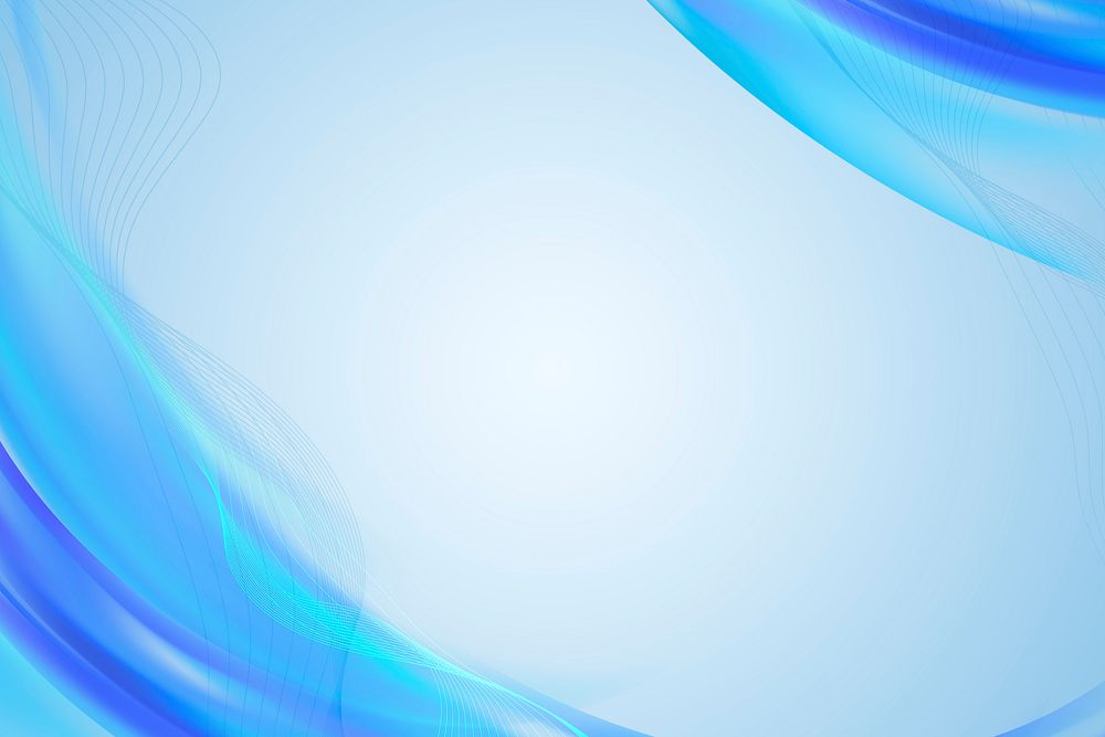 Blue curve patterned background illustration