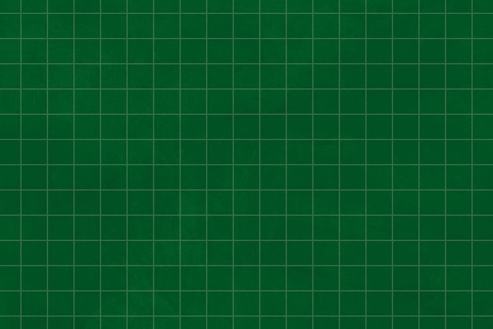 Grid pattern on a dark green paper textured background