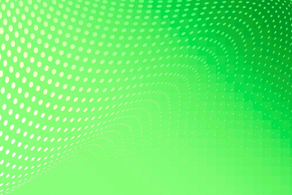 Bright green halftone background