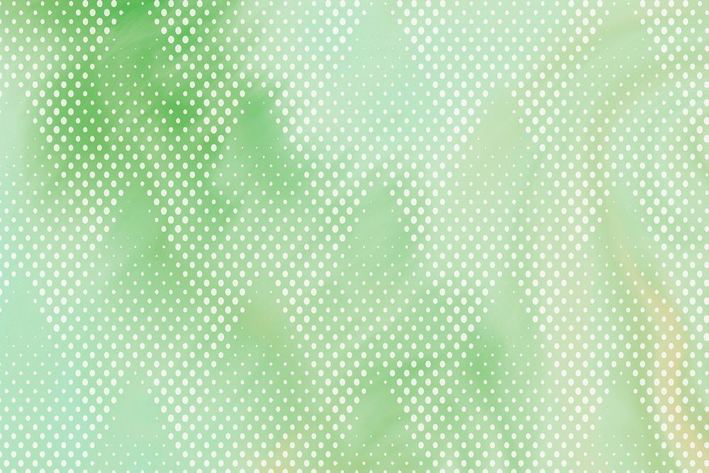 Dull green halftone patterned background