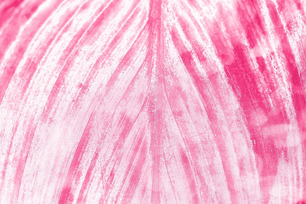 Magenta pink leaf textured magenta background