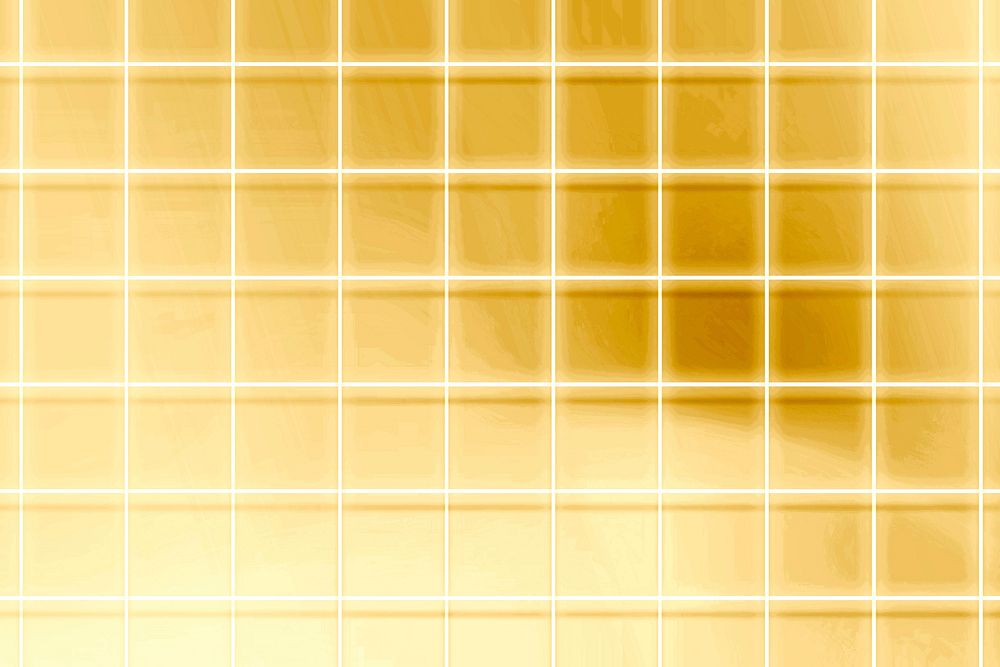 Neon gold grid patterned background