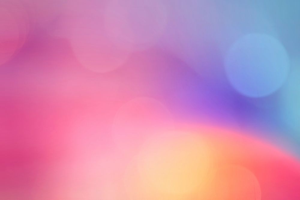 Bokeh pattern on a colorful background
