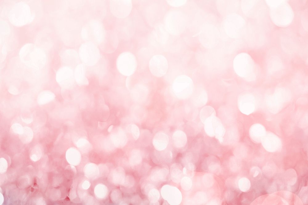 Pink bokeh patterned background illustration