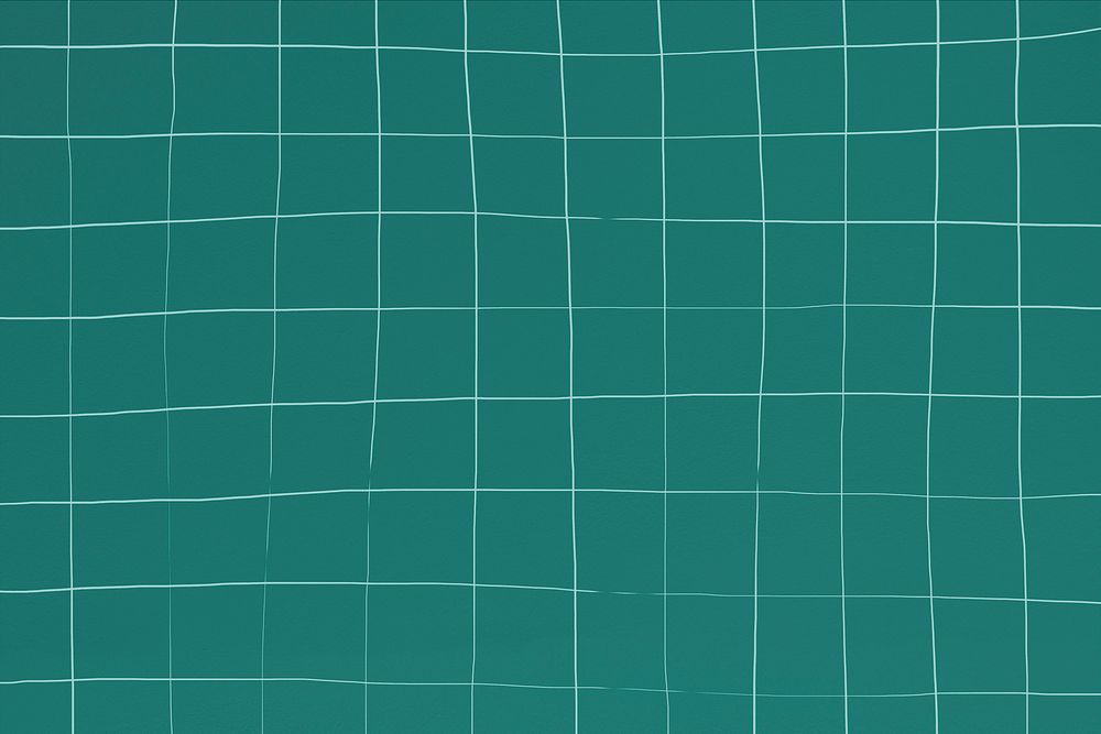 Teal distorted geometric square tile texture background