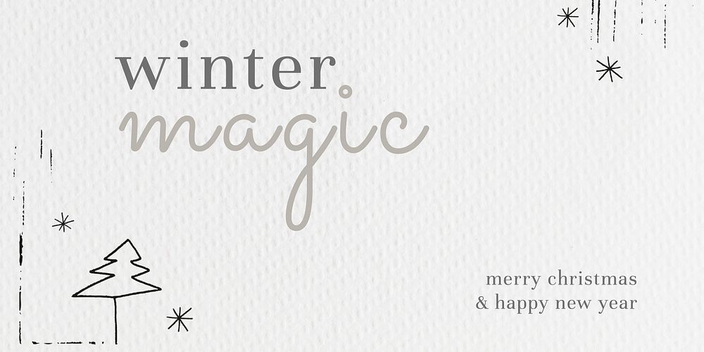 Merry Christmas wish banner vector holiday card