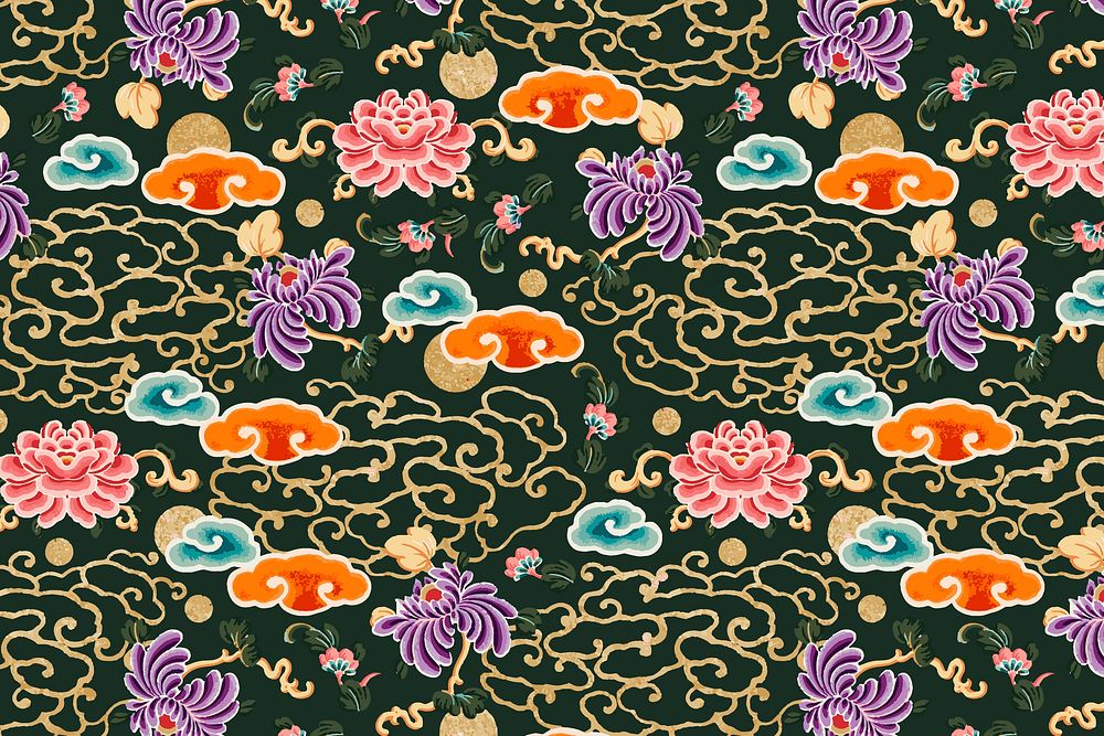 Oriental Chinese art vector background