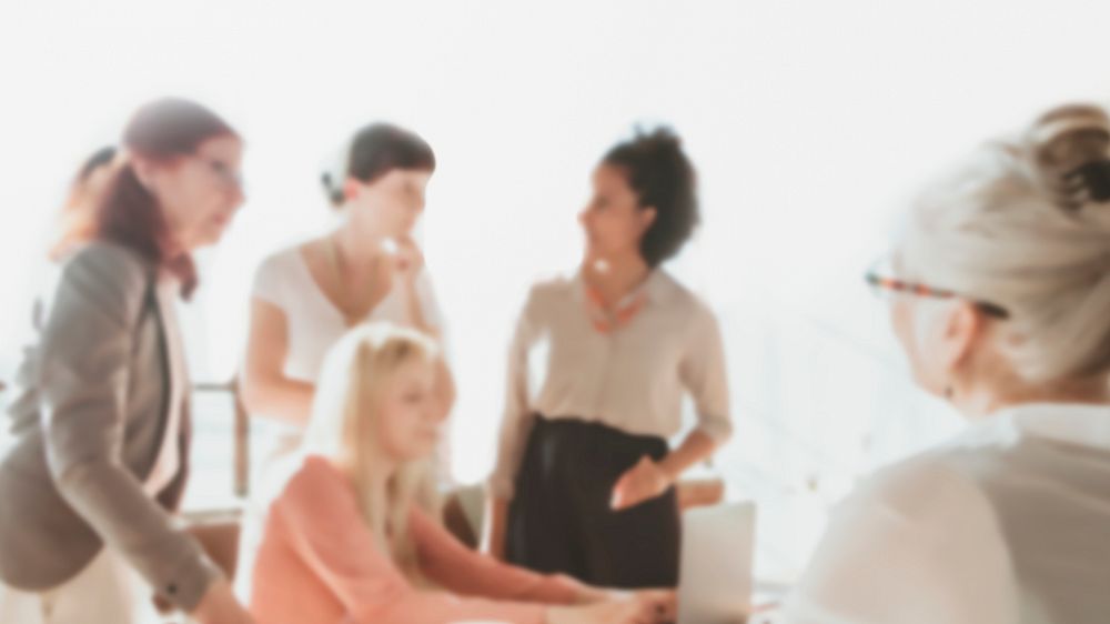 Diverse businesswomen teamwork in office