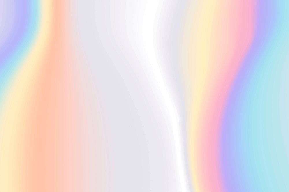 Beautiful vector holographic colorful glowing wallpaper
